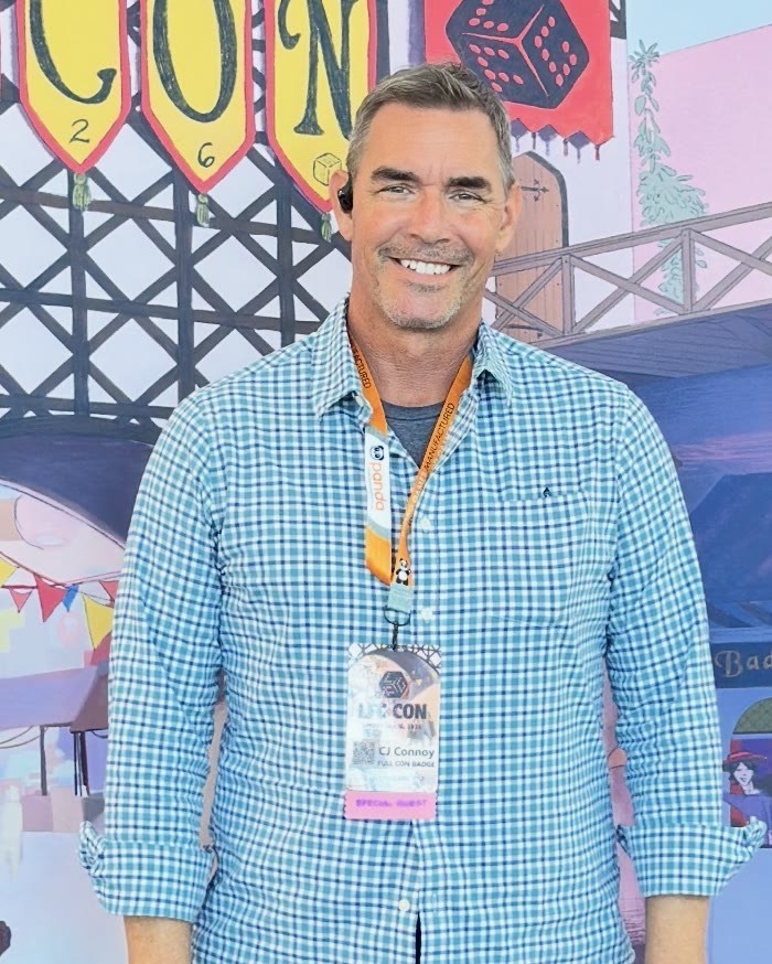 CJ Connoy at a games convention