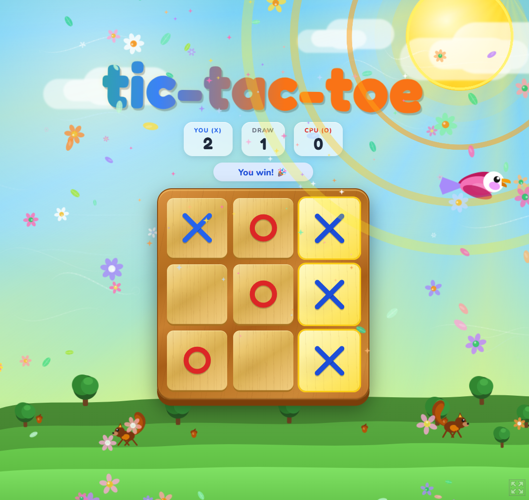 Tic-Tac-Toe Night Shift gameplay screenshot
